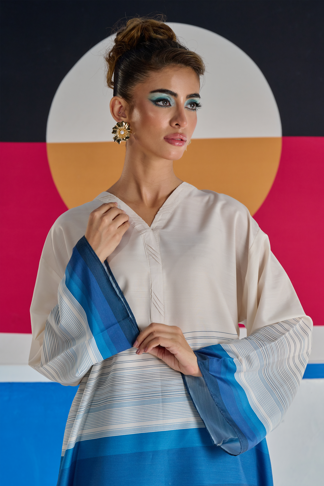 Printed Co-Ord Set (Pret) - 1100