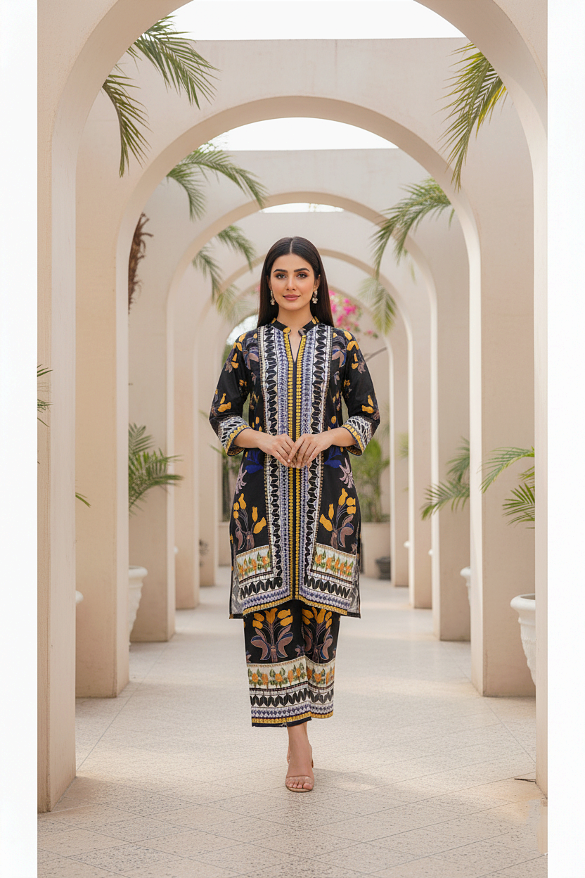 Printed Co-Ord Set (Pret) - 2020