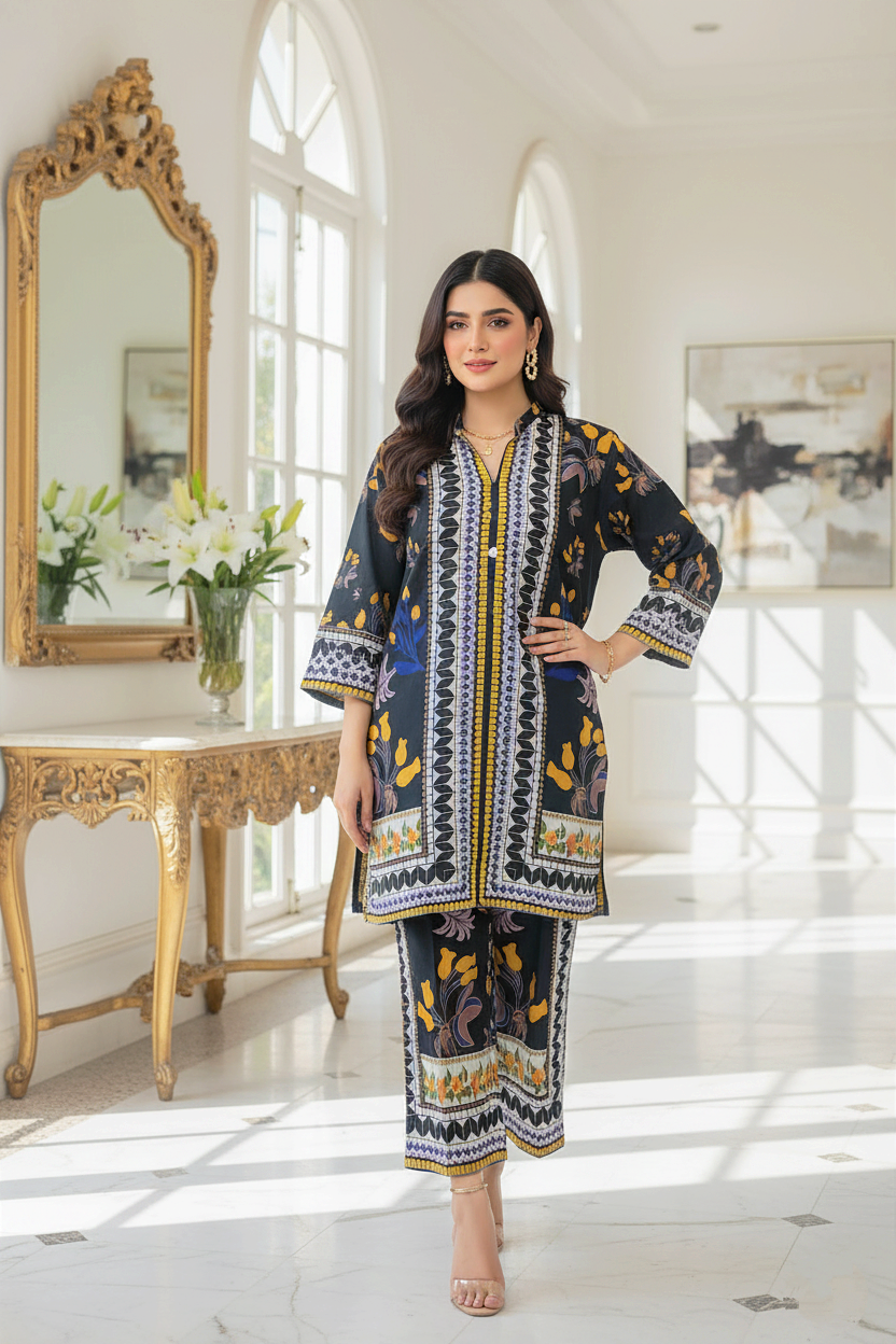 Printed Co-Ord Set (Pret) - 2020