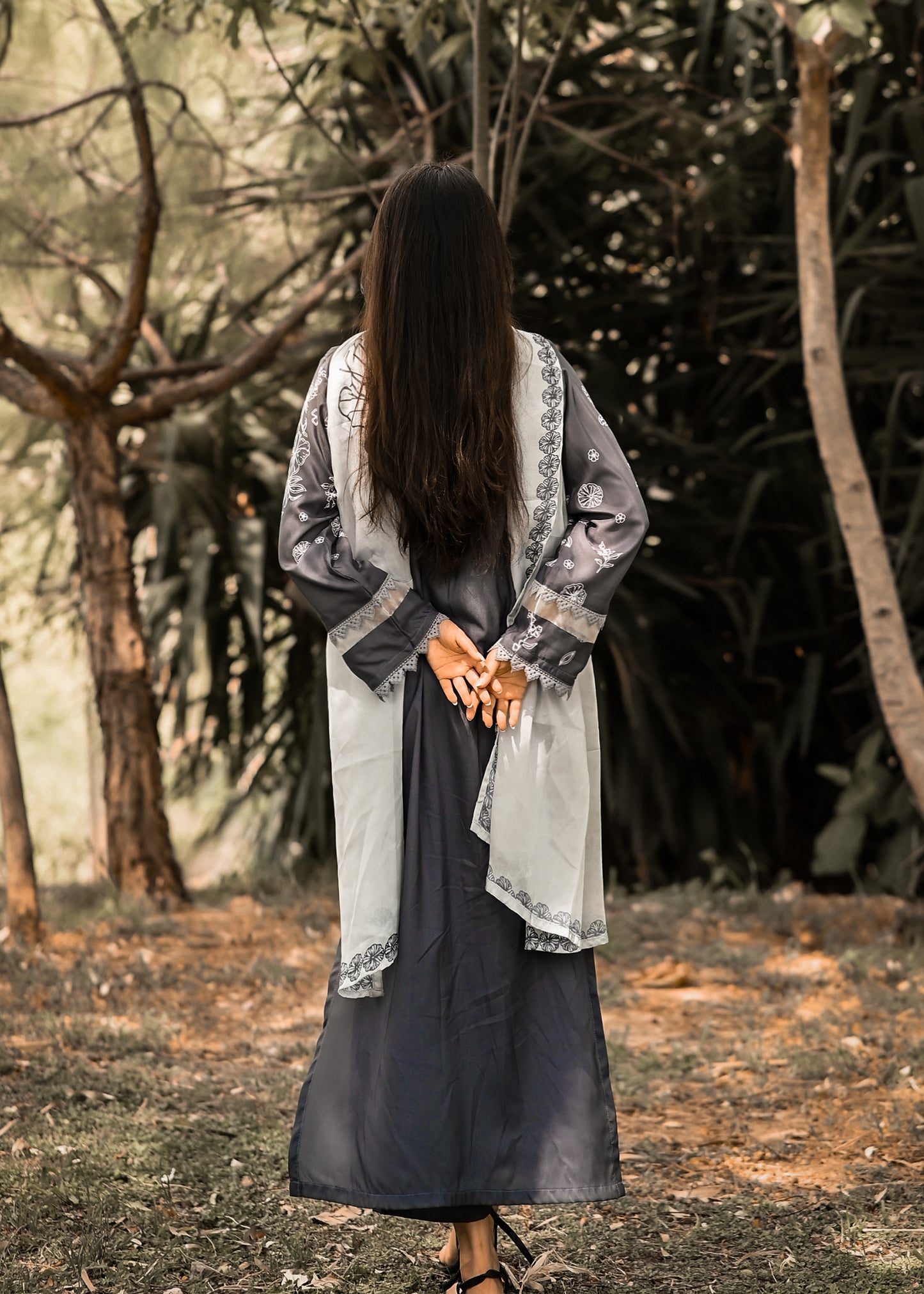 3PC Printed Stitched Suit - SL003