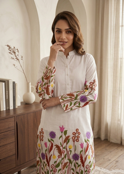 Printed Co-Ord Set (Pret) - 4060