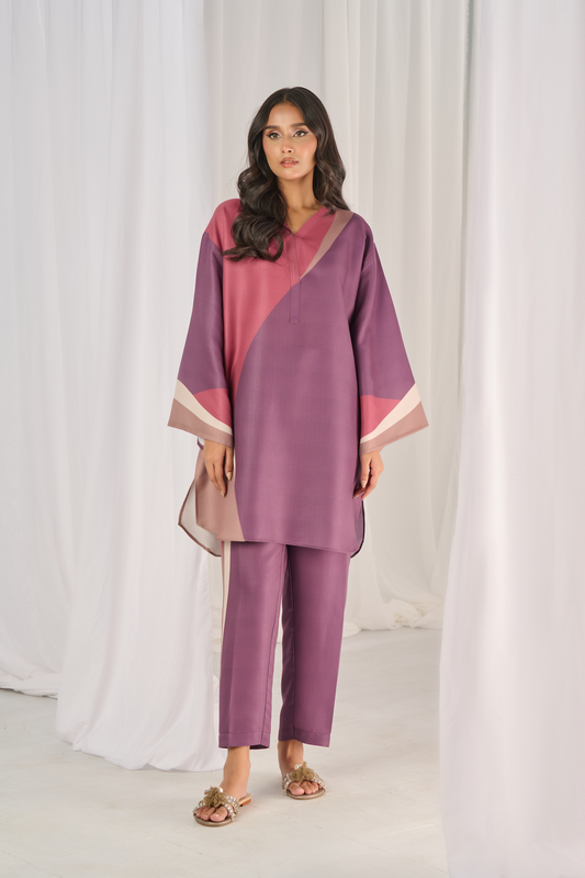 Printed Co-Ord Set (Pret) - 1122