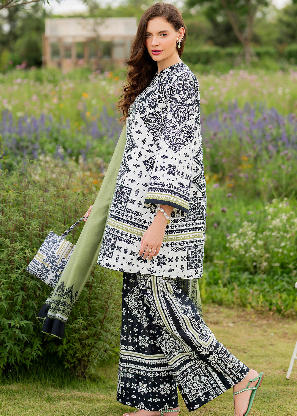 Printed Co-Ord Set (Pret) - 4040