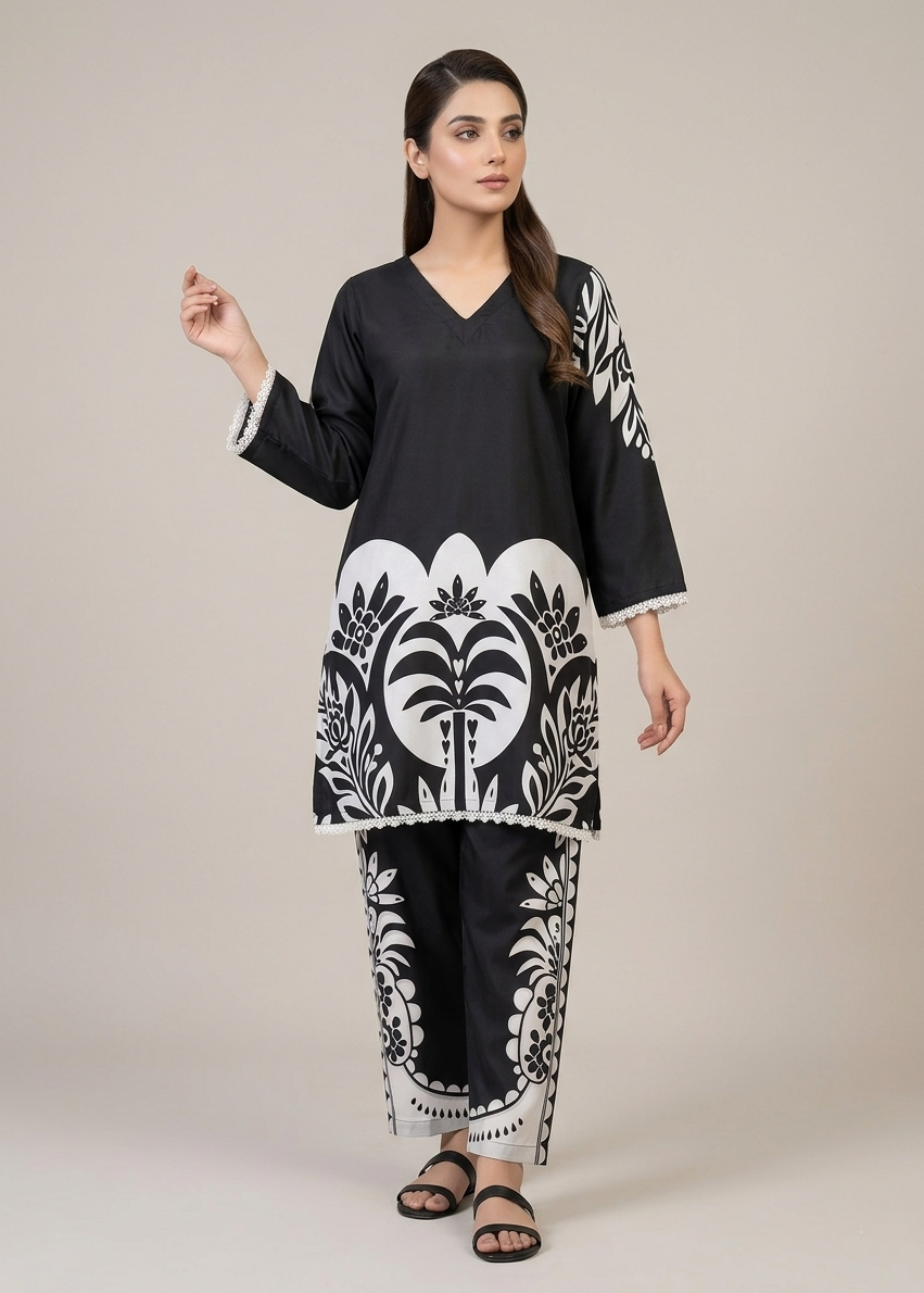Printed Co-Ord Set (Pret) - 5023