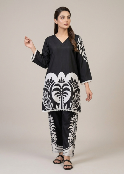 Printed Co-Ord Set (Pret) - 5023