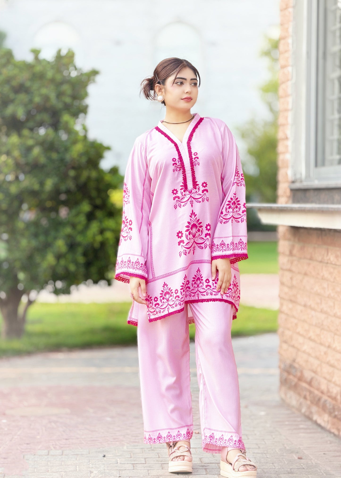 Printed Co-Ord Set (Pret) - 5024
