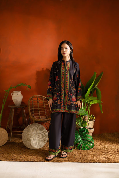 Printed Co-Ord Set (Pret) - 1090