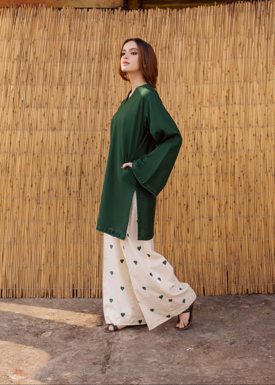 Solid Co-Ord Set (Pret) - Green