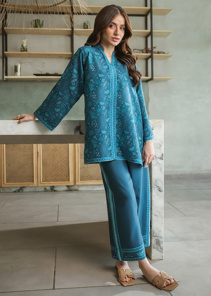 Printed Co-Ord Set (Pret) - 4010