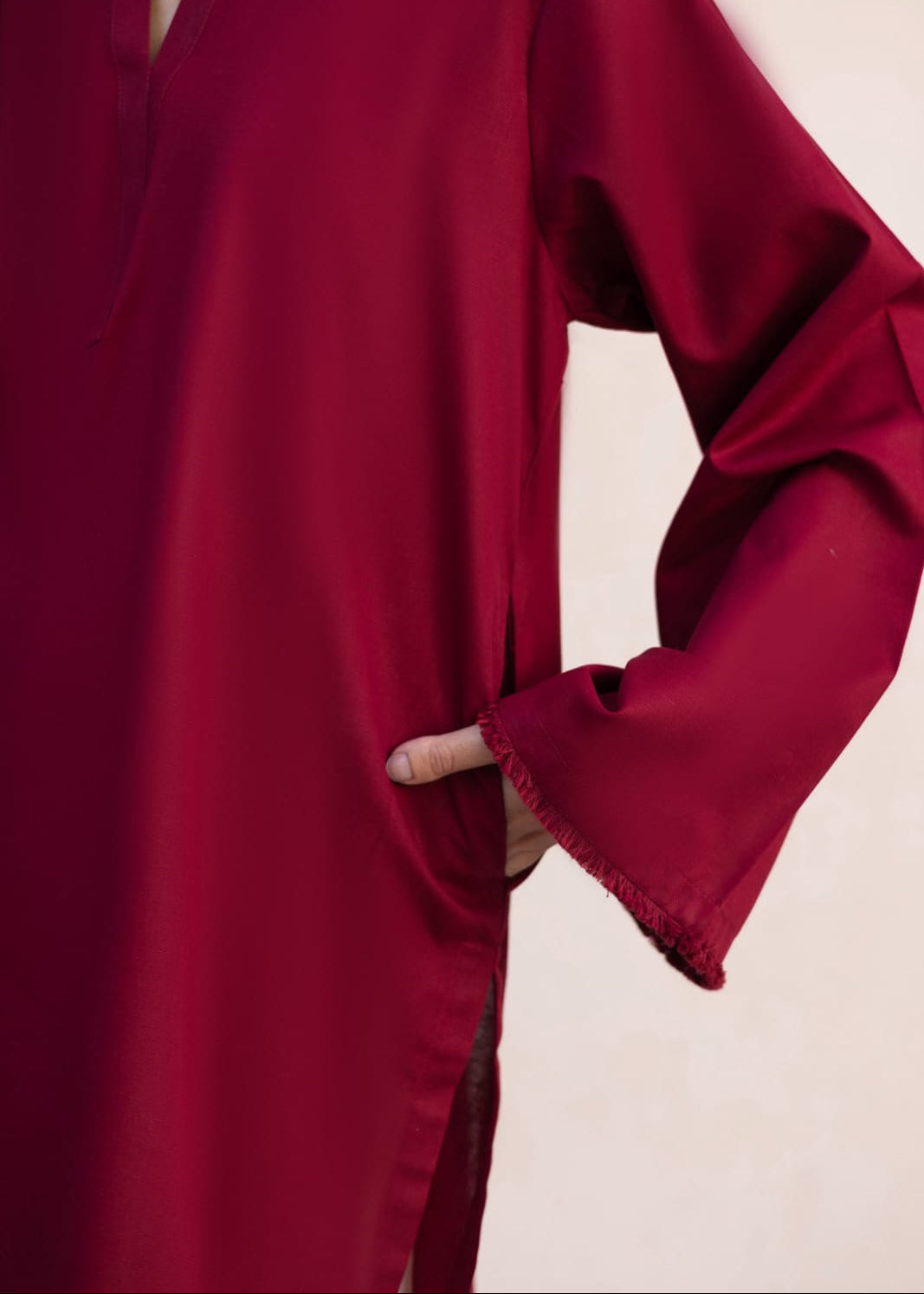 Solid Co-Ord Set (Pret) - Maroon