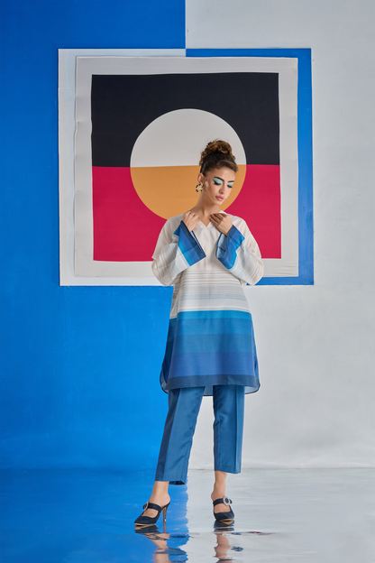 Printed Co-Ord Set (Pret) - 1100