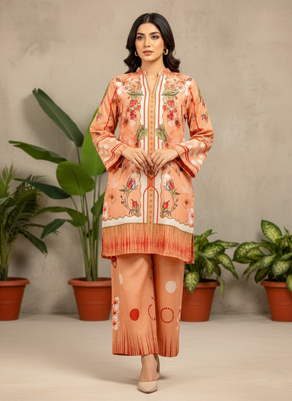 Printed Co-Ord Set (Pret) - 1070