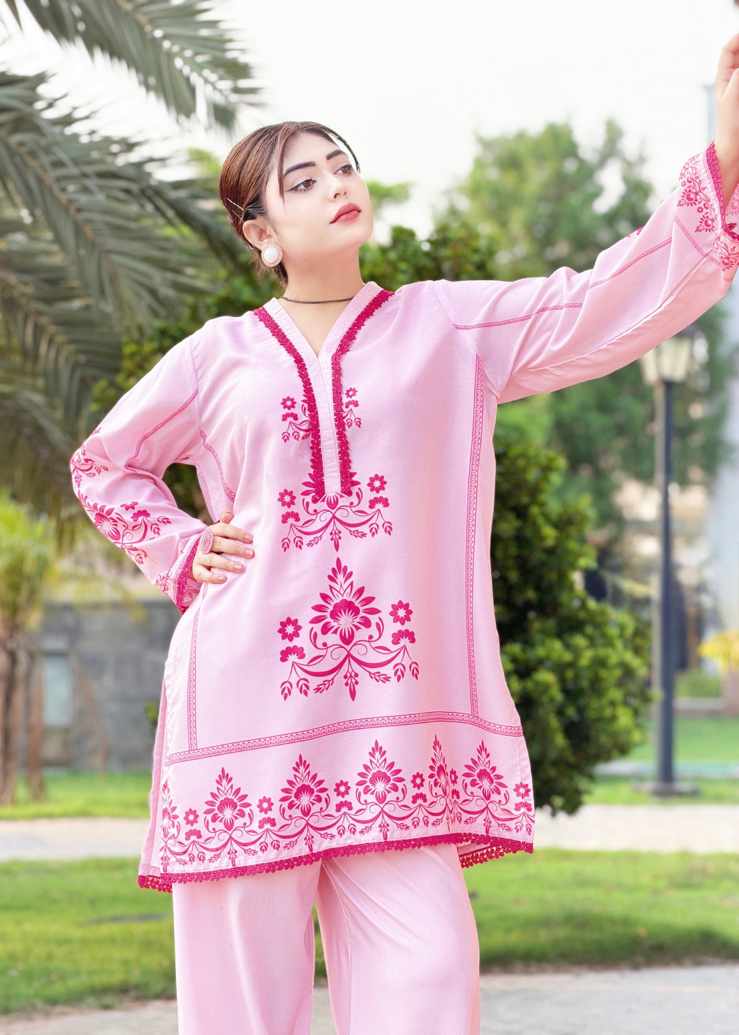 Printed Co-Ord Set (Pret) - 5024