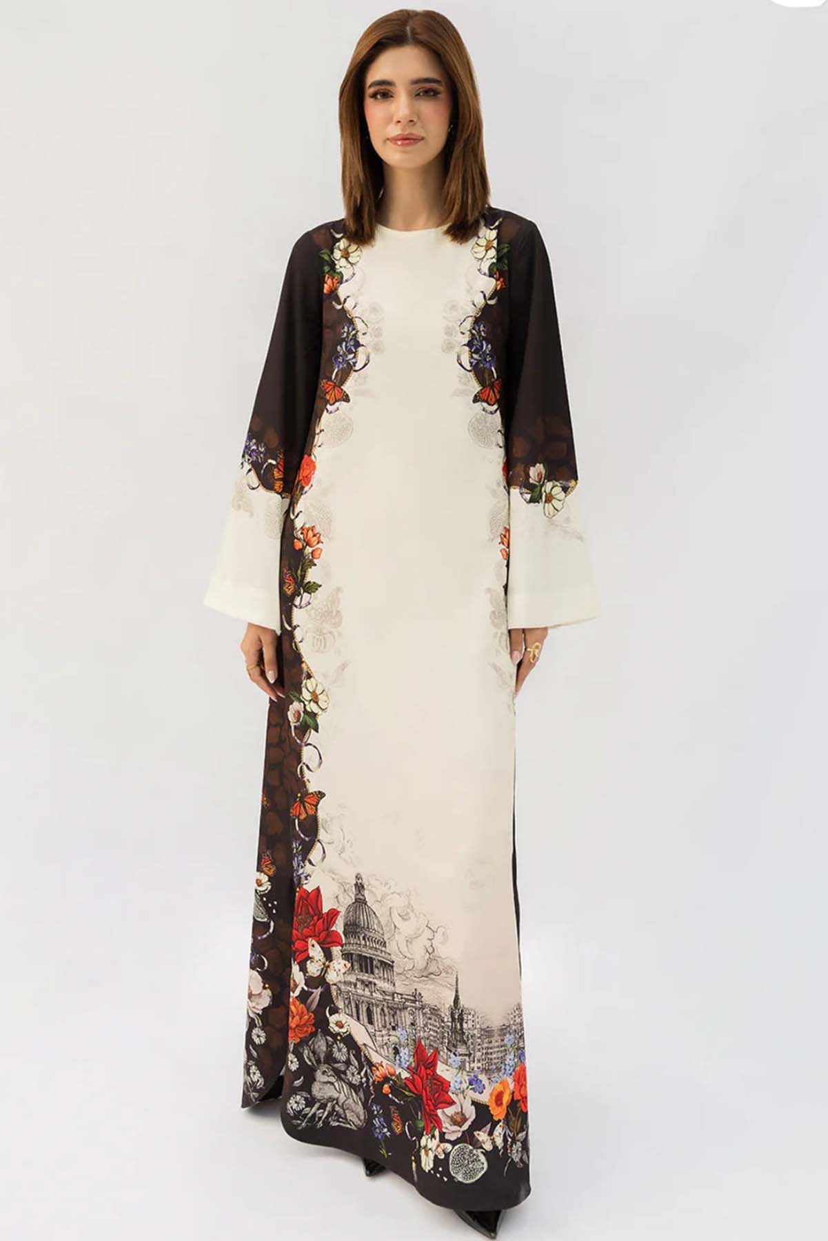 Silk Printed Co-Ord Set (Pret) - S004