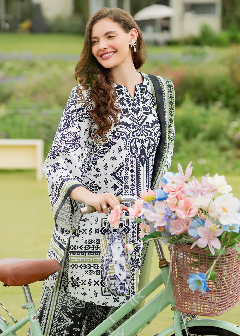 Printed Co-Ord Set (Pret) - 4040