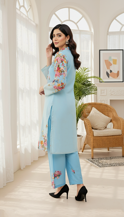 Printed Co-Ord Set (Pret) - 1177