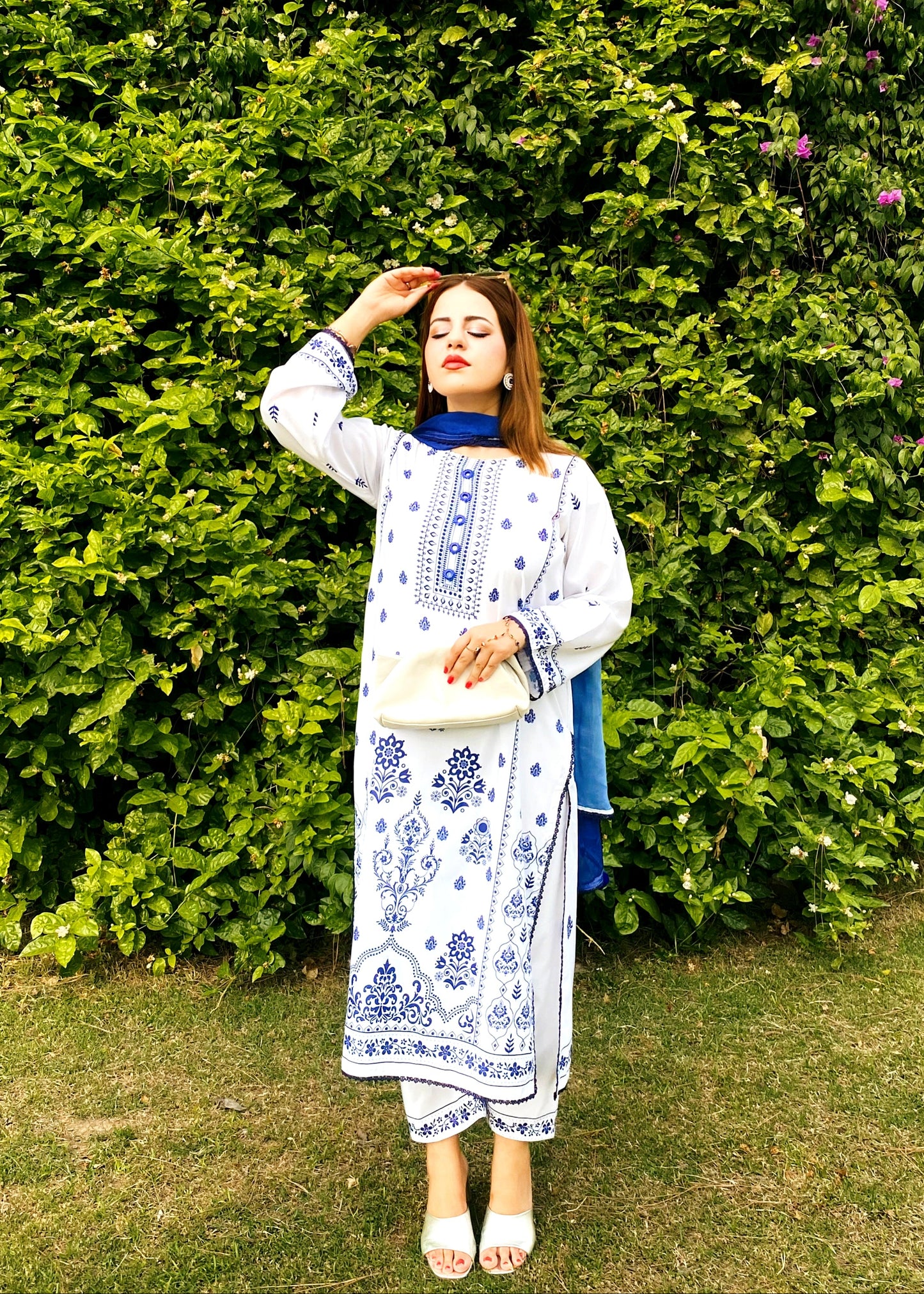 3PC Printed Stitched Suit - SL001