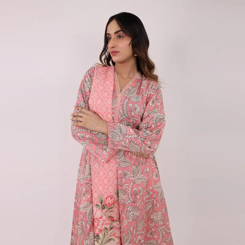3PC Stitched Printed Lawn Suit - H312