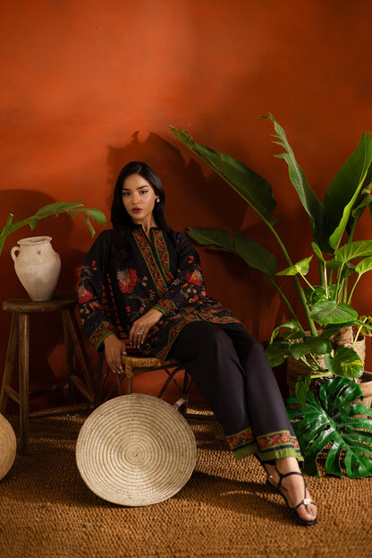 Printed Co-Ord Set (Pret) - 1090