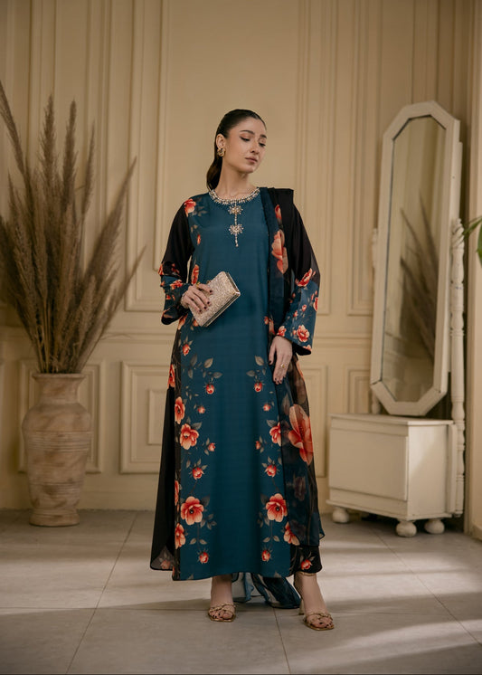 Printed Co-Ord Set (Pret) - L032