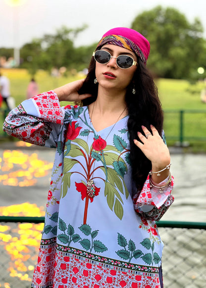 Printed Co-Ord Set (Pret) - 5022