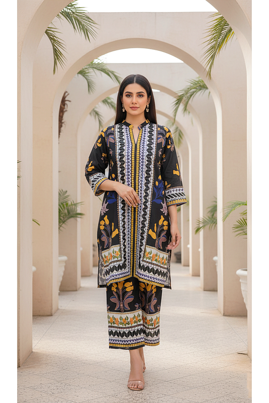 Printed Co-Ord Set (Pret) - 2020