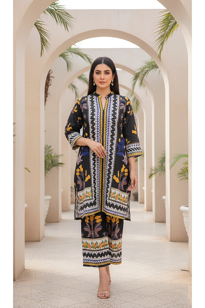Printed Co-Ord Set (Pret) - 2020
