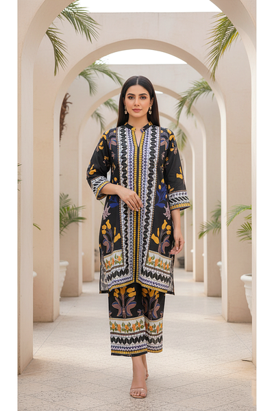 Printed Co-Ord Set (Pret) - 2020