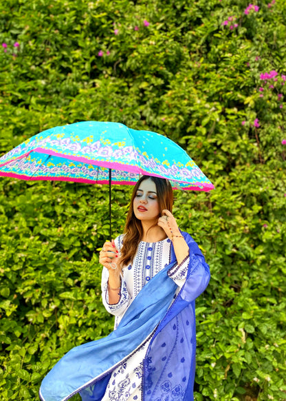 3PC Printed Stitched Suit - SL001