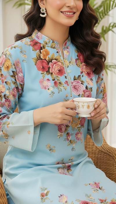 Printed Co-Ord Set (Pret) - 1177