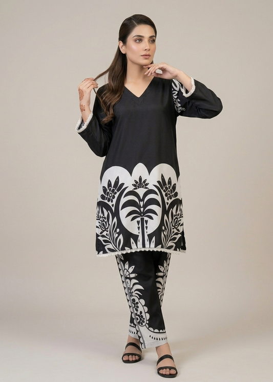 Printed Co-Ord Set (Pret) - 5023