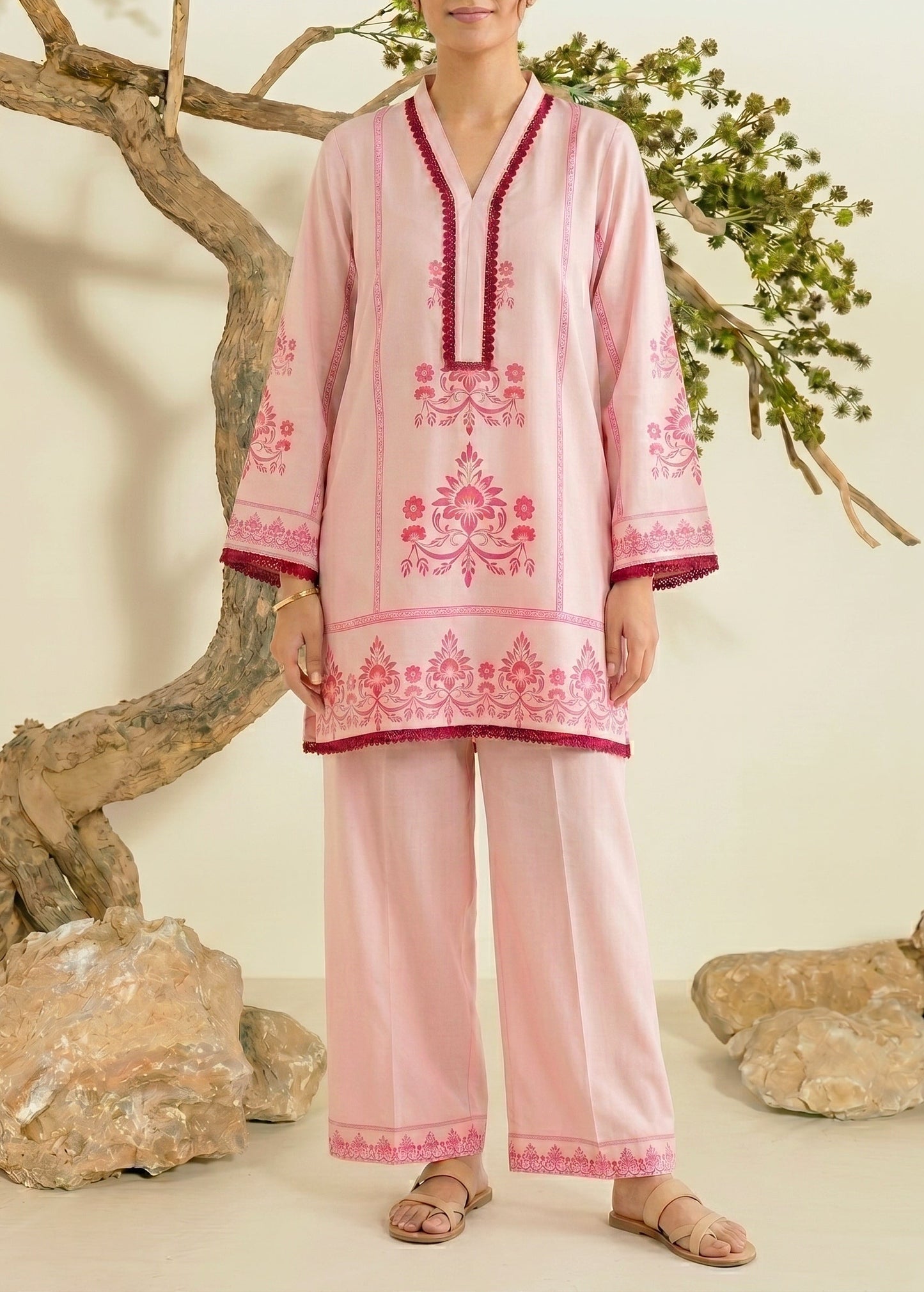 Printed Co-Ord Set (Pret) - 5024