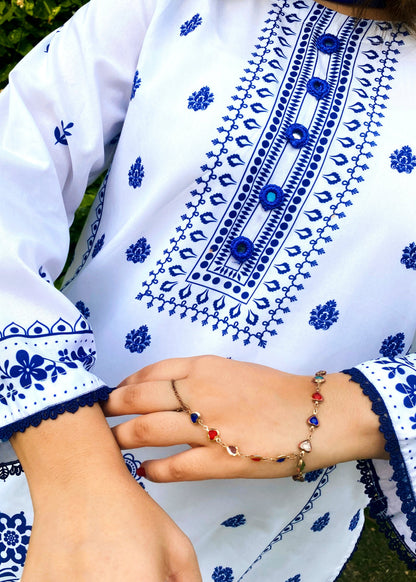 3PC Printed Stitched Suit - SL001