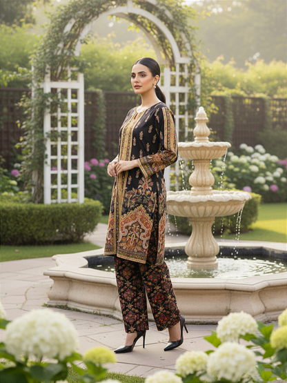 Printed Co-Ord Set (Pret) - 1188