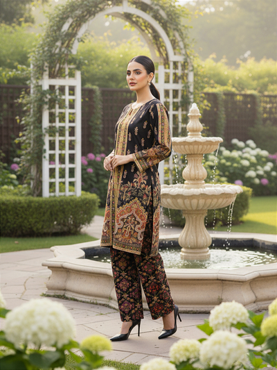 Printed Co-Ord Set (Pret) - 1188