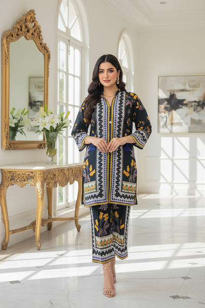 Printed Co-Ord Set (Pret) - 2020