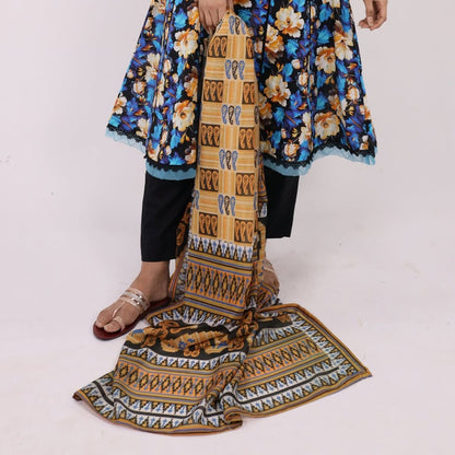 3PC Stitched Printed Lawn Suit - H313